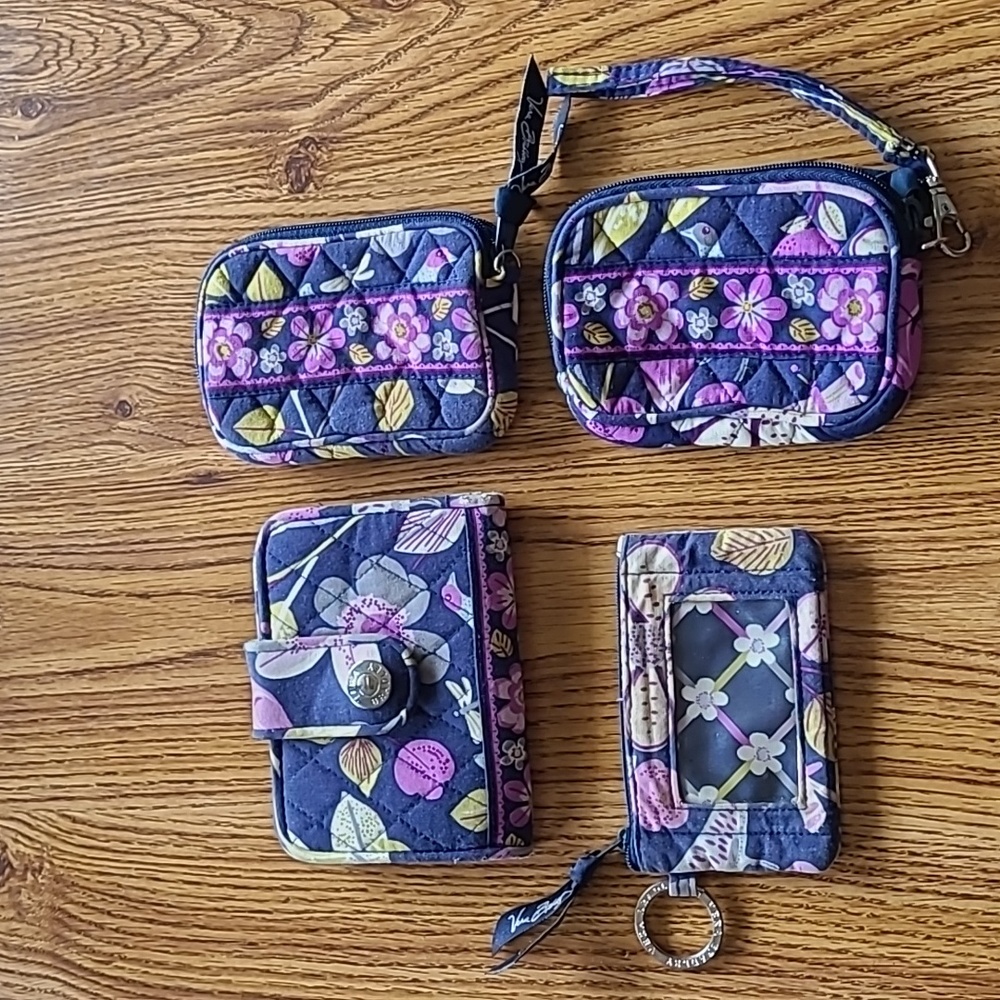 Vera Bradley Floral Nightengale Wallet Collection